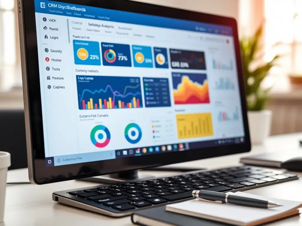 A screenshot of Workpath One's interface, highlighting the integration between data analytics dashboards and customer relationship management tools, demonstrating how data insights inform customer interactions.